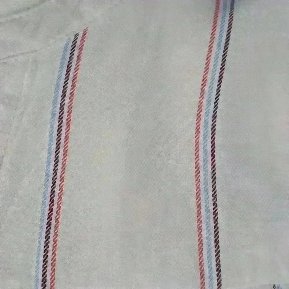 Old Navy Pink Striped Button Up Shirt *Beachy* ~Barbiecore~ sz L - Picture 4 of 12